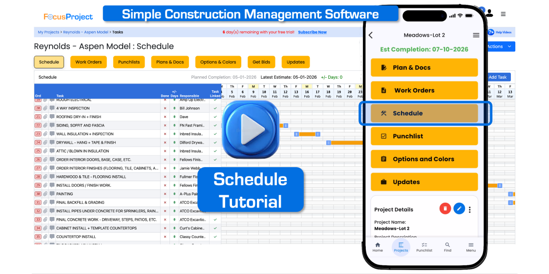 Schedule | Focus Project - Focus Project